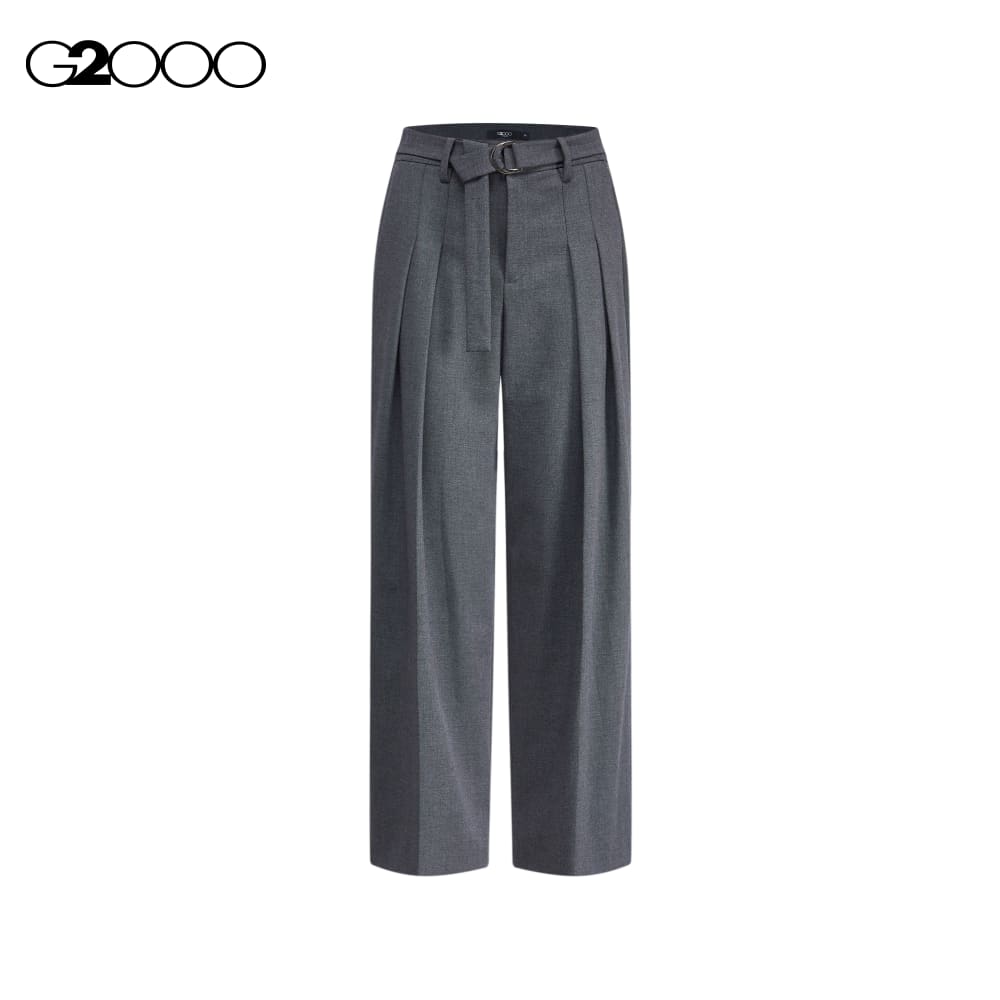 Pantalones anchos G2000 con cinturón