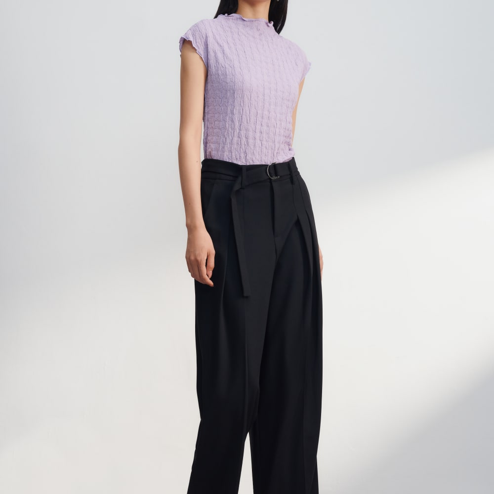 Pantalon large avec ceinture G2000