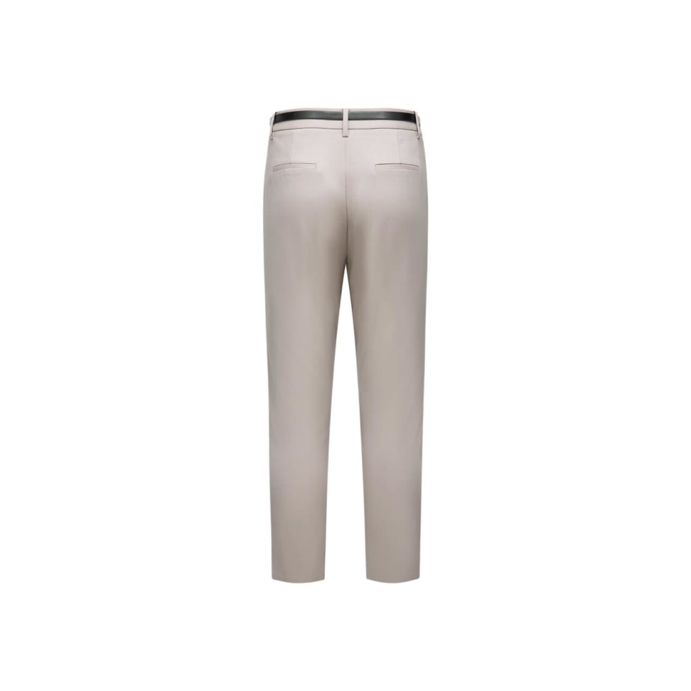 G2000 Cotton Blend Cropped Skinny Pants With Belt