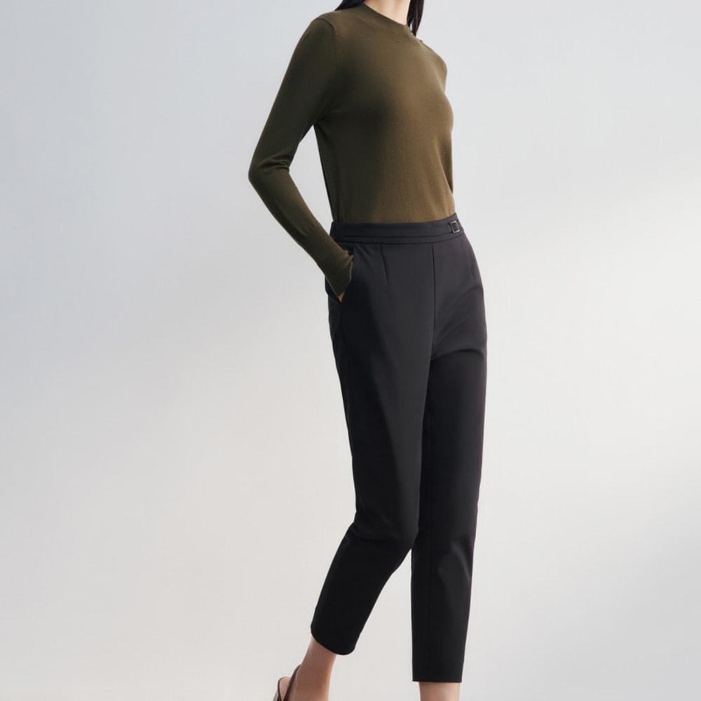 G2000 Cotton Blend Double Weave Easy Fit Skinny Pants