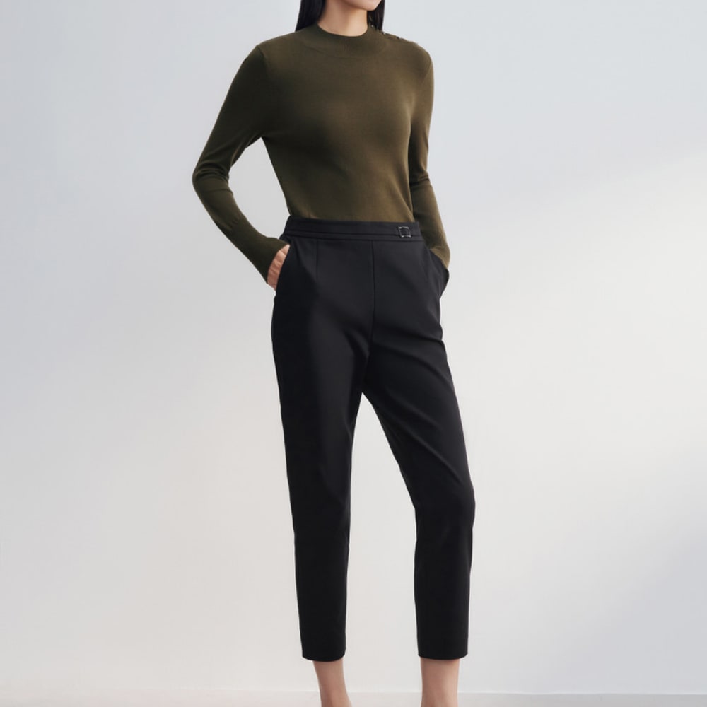 G2000 Cotton Blend Double Weave Easy Fit Skinny Pants