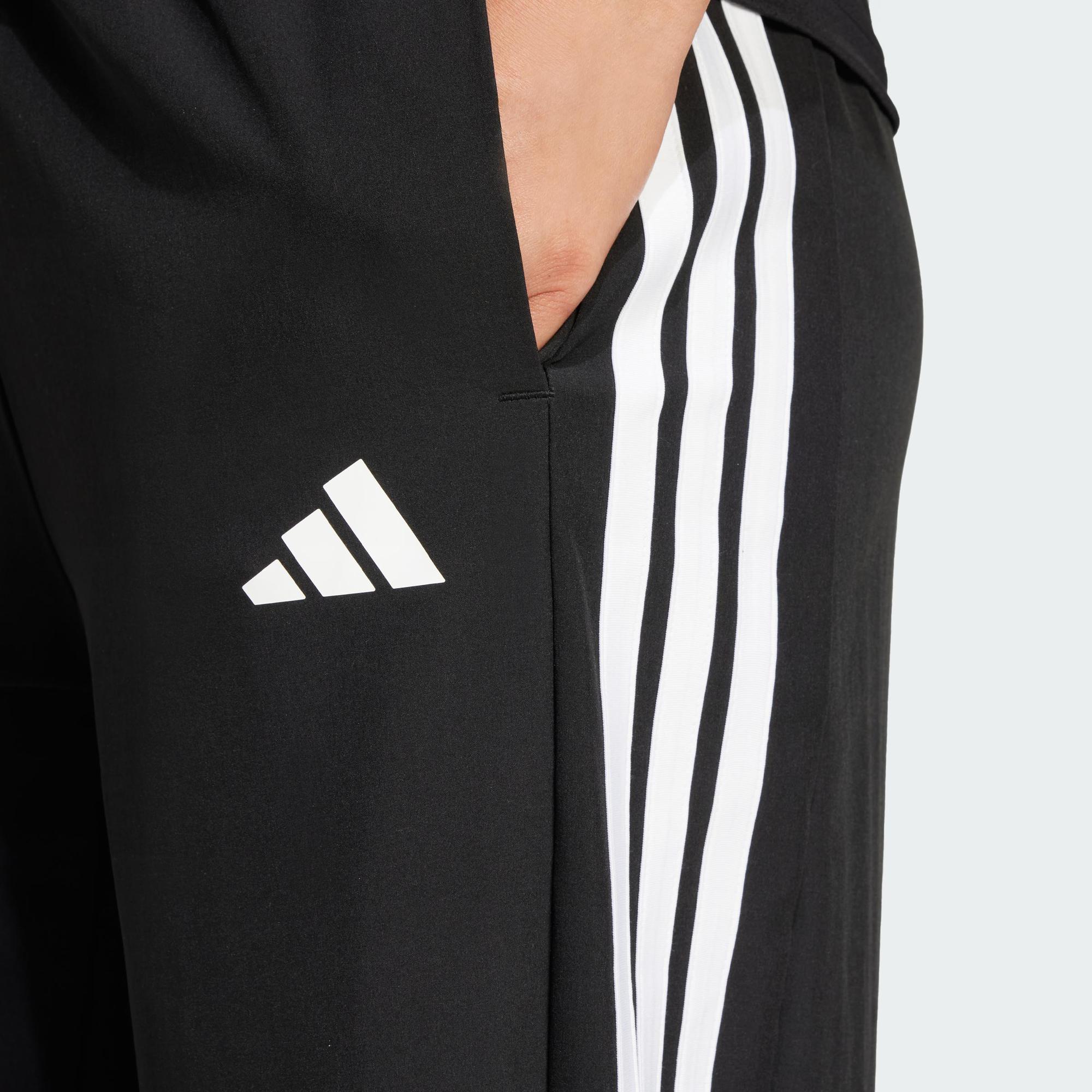 adidas Training Train Essentials 3-Stripes Woven Pants Women Black JI8313