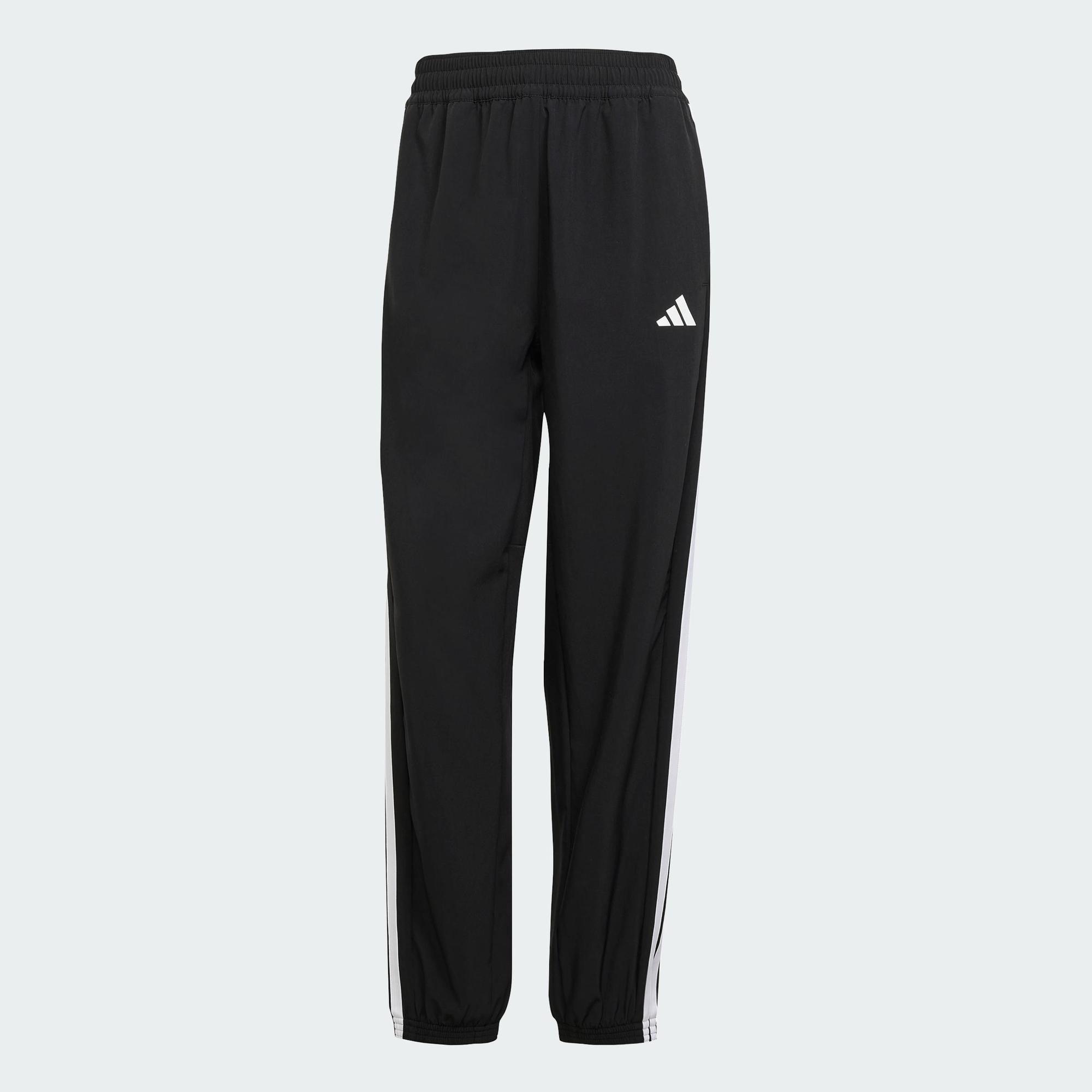 adidas Training Train Essentials 3-Stripes Woven Pants Women Black JI8313