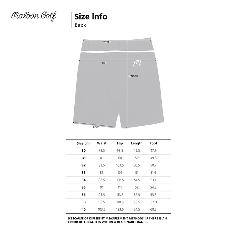 [Korea] MALBON golfkleding, korte broek voor heren, zomermode, sportbroek, elastische vijfpuntsbalbroek