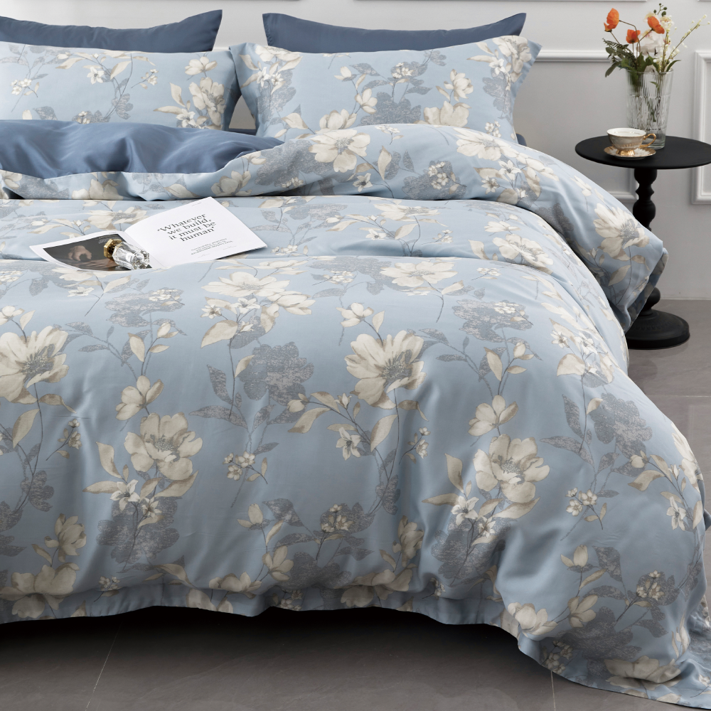 Aussino COOLING TENCEL™ Jewel Pure Luxus-Bettwäsche-Set, 5-teiliges Set