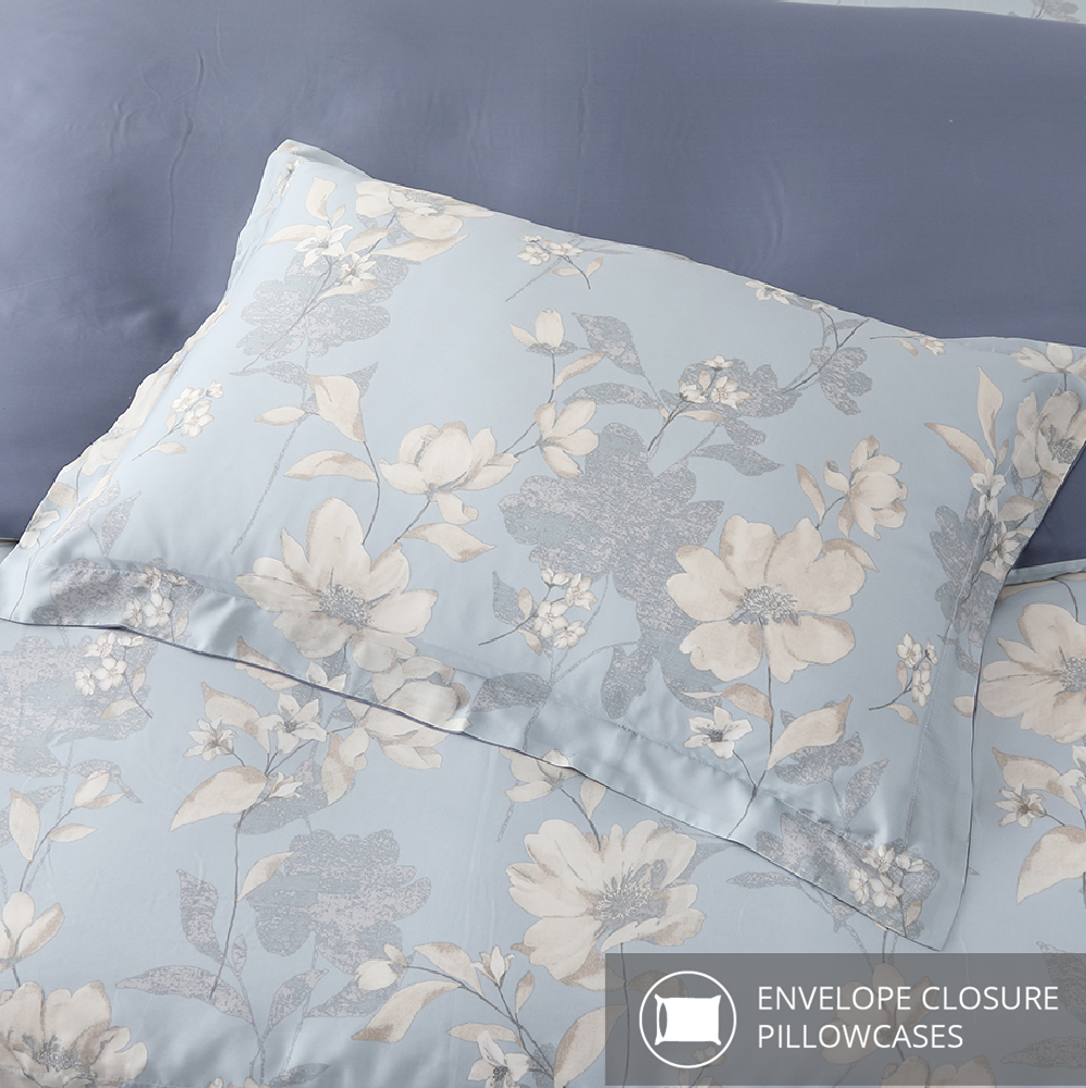 Aussino COOLING TENCEL™ Jewel Pure Luxus-Bettwäsche-Set, 5-teiliges Set