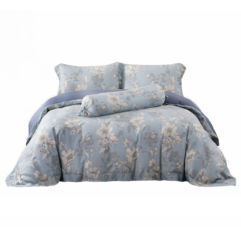 Aussino COOLING TENCEL™ Jewel Pure Luxus-Bettwäsche-Set, 5-teiliges Set