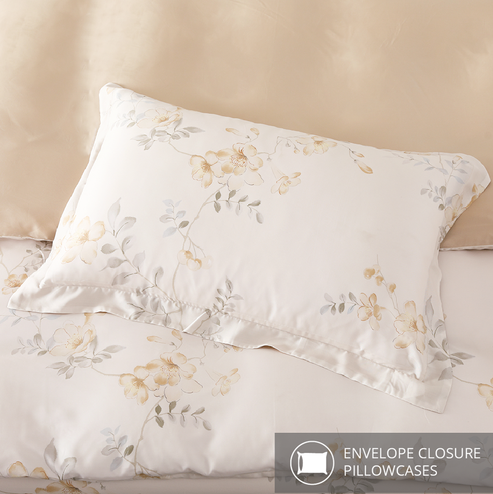 ชุดผ้าปูที่นอน Aussino COOLING TENCEL™ Chantale Pure Luxury - 5 ชิ้น