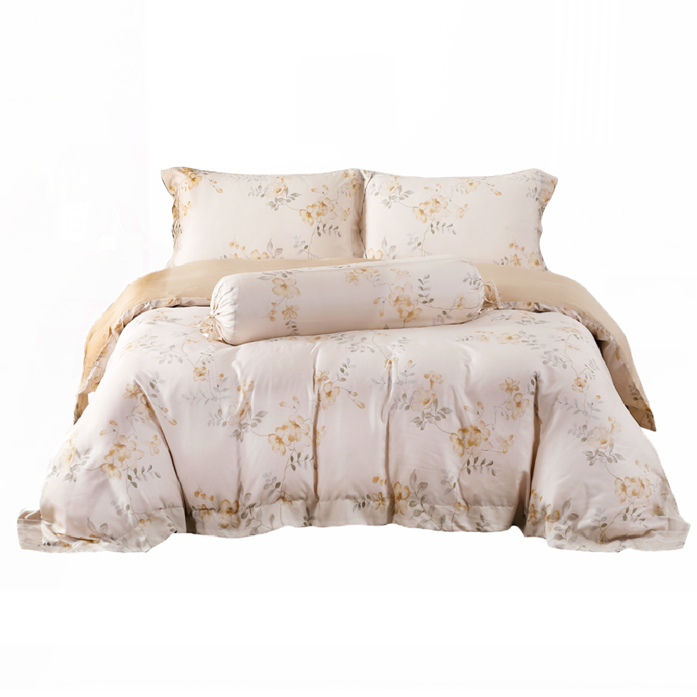 ชุดผ้าปูที่นอน Aussino COOLING TENCEL™ Chantale Pure Luxury - 5 ชิ้น