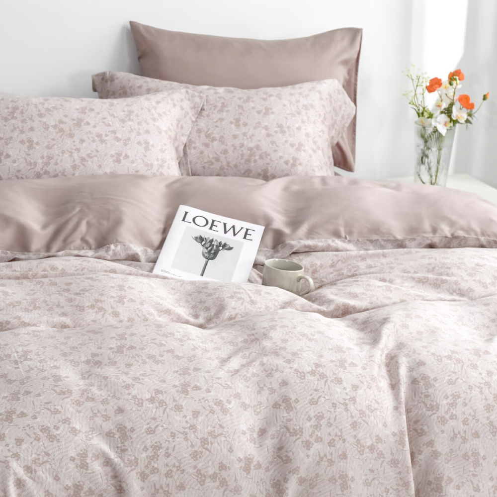 Aussino SOĞUTMA TENCEL™ Quinn Saf Lüks Çarşaf Seti - 5'li Set