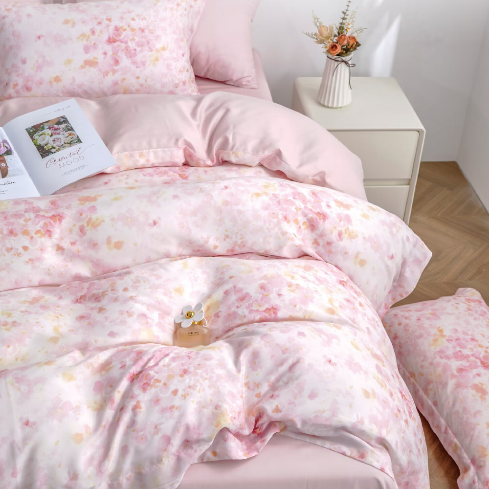 ชุดผ้าปูที่นอน Aussino COOLING TENCEL™ Rosea Pure Luxury - 5 ชิ้น