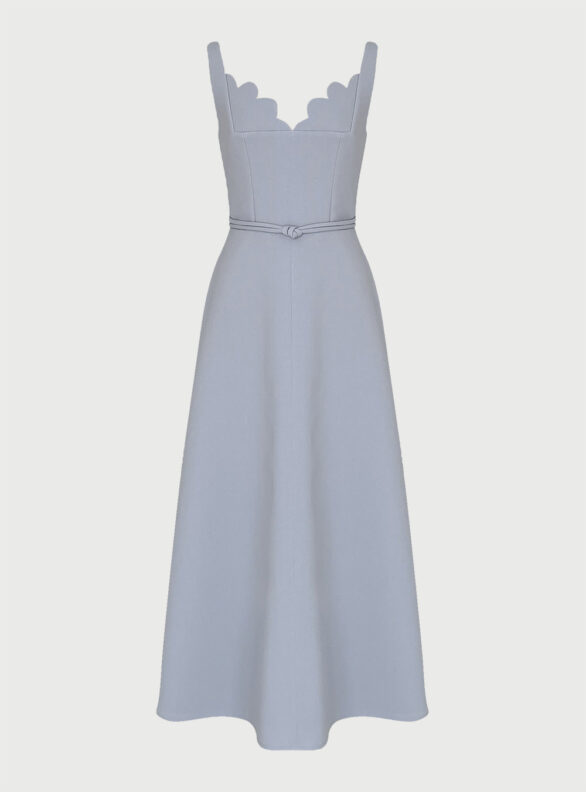 Off-Season Clearance Peggy Hartanto - Melody Dress in Ash Blue