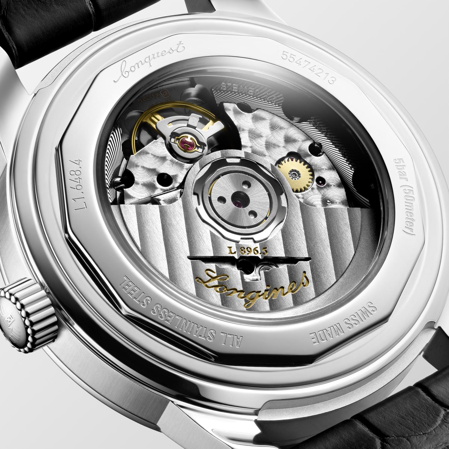 Longines Conquest Heritage Central Power Reserve Men's Automatic Black 38mm L1.648.4.52.2 · v4