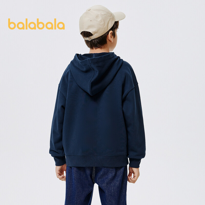 Balabala Children's Clothing Children Jacket Autumn Summer Large Boys Girls Zip-Up Hoodie Everyday Versatile · v2