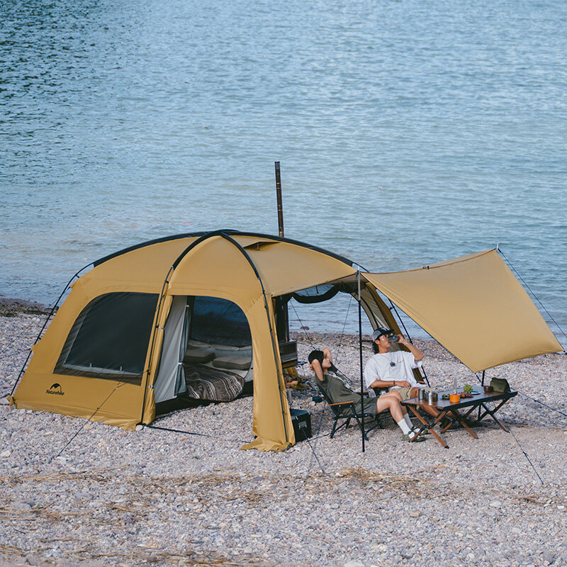 Naturehike outdoor camping dune 10.9 tent one bedroom one living room large space 4-6 person family tent · v35