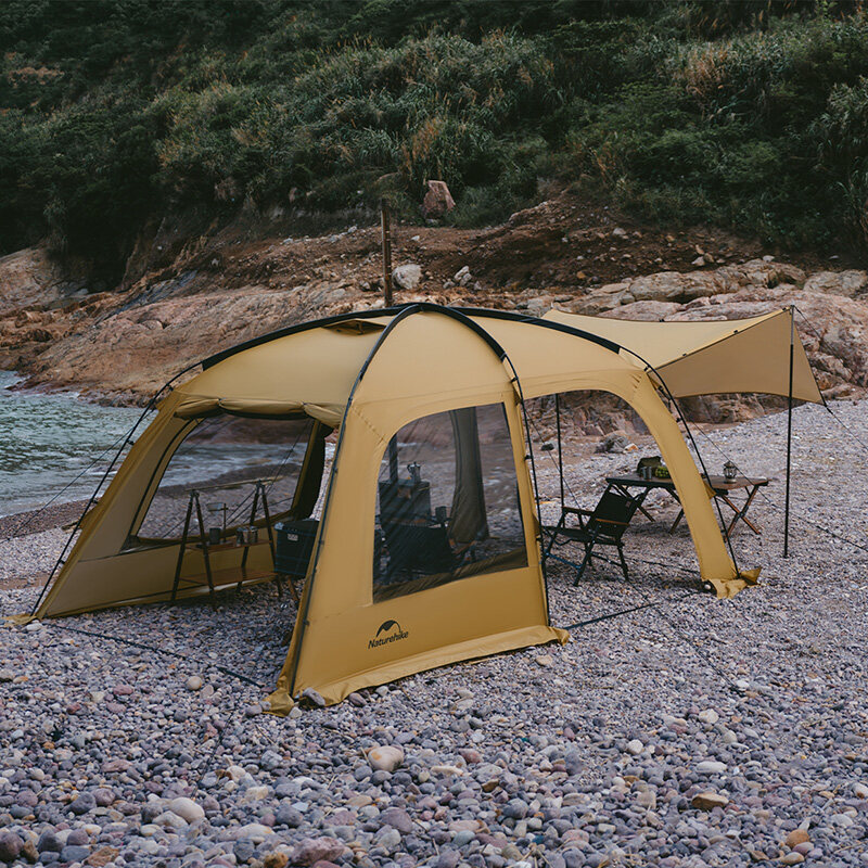 Naturehike outdoor camping dune 10.9 tent one bedroom one living room large space 4-6 person family tent · v35