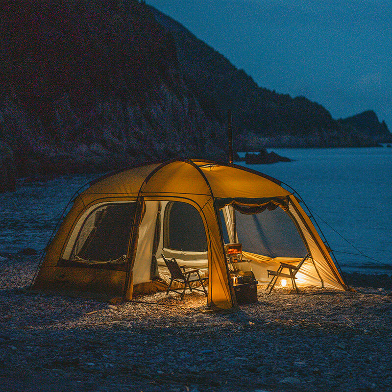 Naturehike outdoor camping dune 10.9 tent one bedroom one living room large space 4-6 person family tent · v35