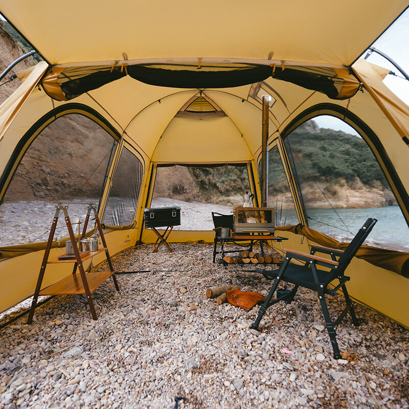 Naturehike outdoor camping dune 10.9 tent one bedroom one living room large space 4-6 person family tent · v35