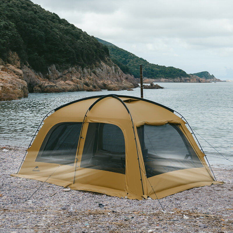 Naturehike outdoor camping dune 10.9 tent one bedroom one living room large space 4-6 person family tent · v35