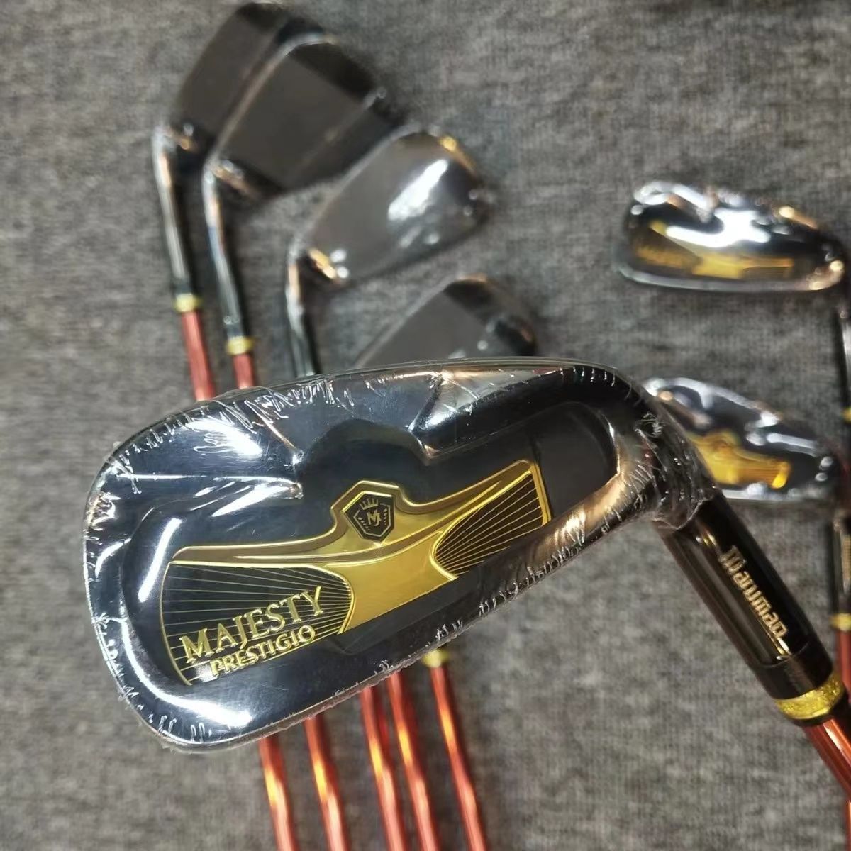 Mruman Majesty Prestigio 9 Golf Clubs Golf Irons Set 5-10 A S P 9 Pcs Clubs Irons S/SR/R Flex Graphite/Steel Shaft and Headcover · v17