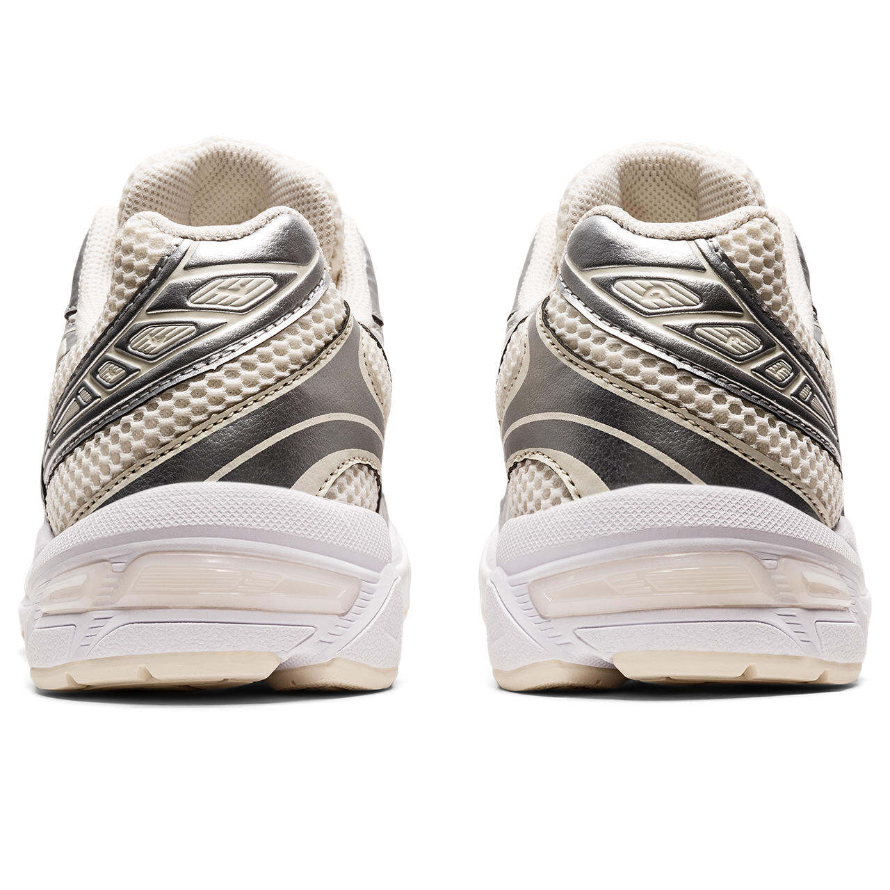 ASICS Women GEL-1130 Sportstyle Shoes in Cream/Pure Silver · v7