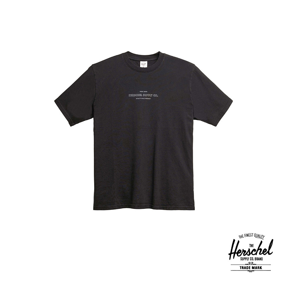 Herschel Storefront Tee Męska - Czarno-Biała