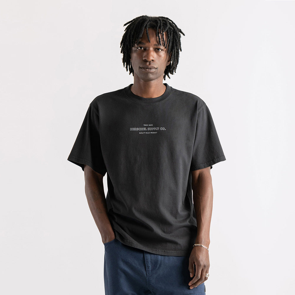 Herschel Storefront Tee Men's - Black/White · v4