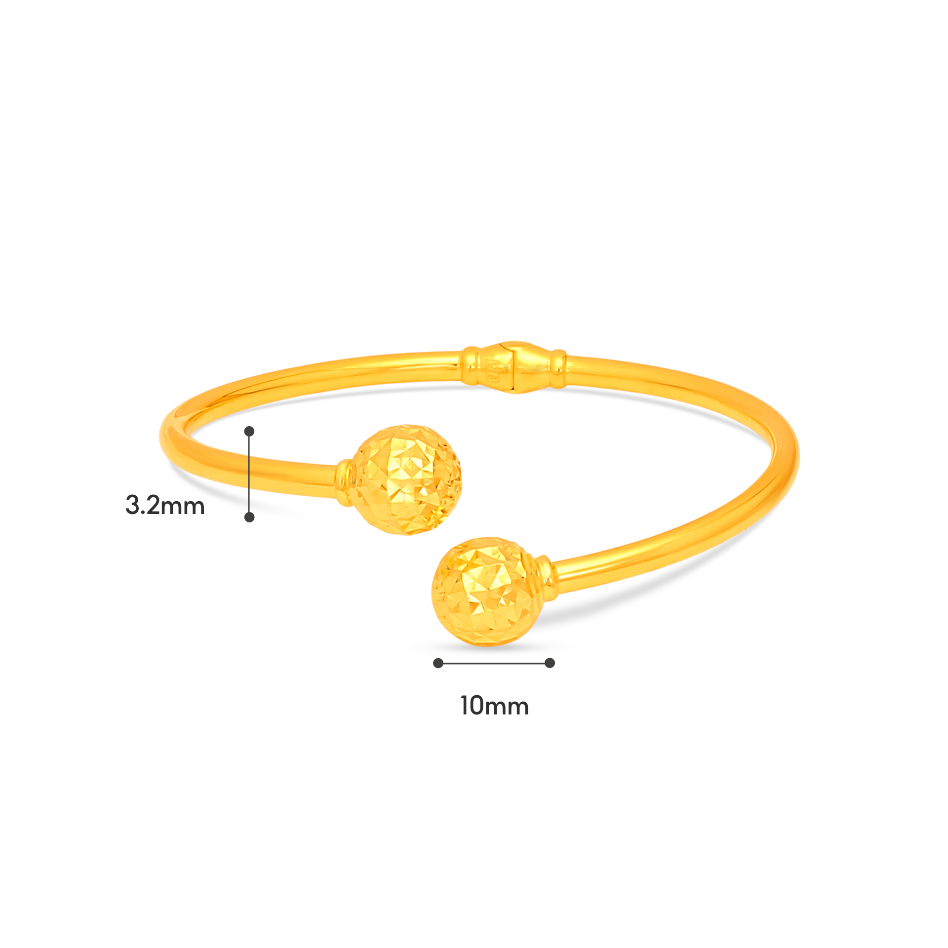 Brazalete TAKA Jewellery de oro 916
