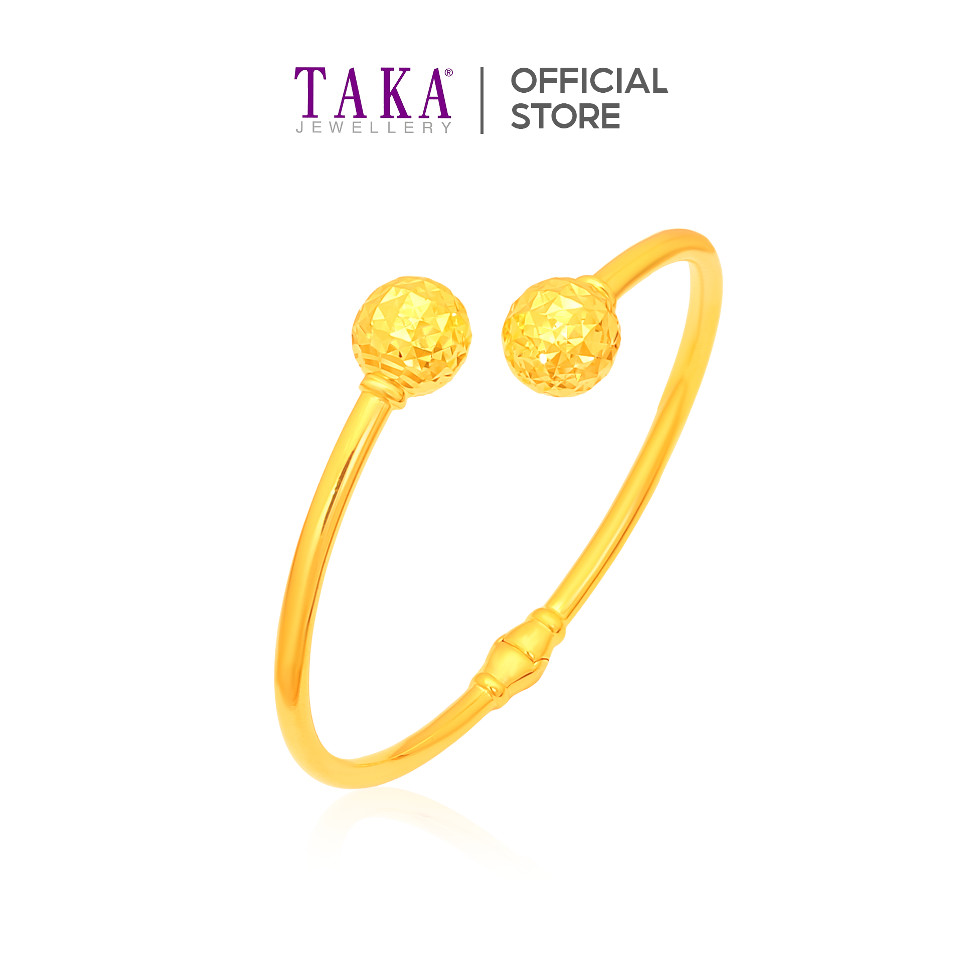 Brazalete TAKA Jewellery de oro 916