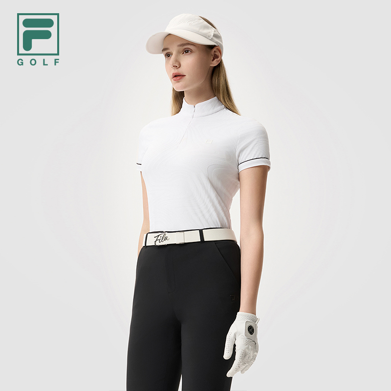 FILA CORE ATHLETICS GOLF MODERN FUSHION Women Short Sleeves T-Shirt (Black / White)