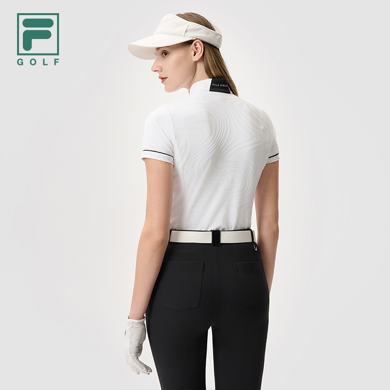 FILA CORE ATHLETICS GOLF MODERN FUSHION Women Short Sleeves T-Shirt (Black / White)