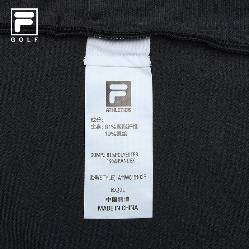 FILA CORE ATHLETICS GOLF MODERN FUSHION Women Short Sleeves T-Shirt (Black / White)