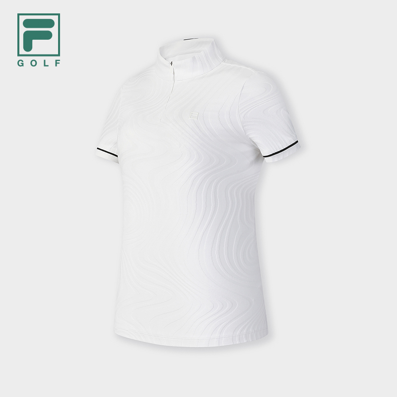 FILA CORE ATHLETICS GOLF MODERN FUSHION Women Short Sleeves T-Shirt (Black / White)