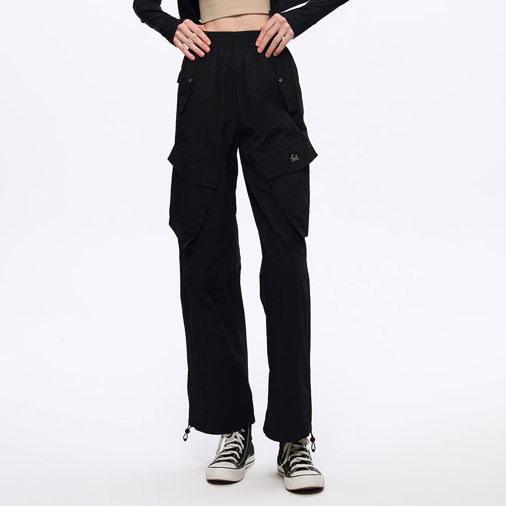 Ohsunny Cargo Pants Multi Pockets Women's Sunscreen High Waisted Wide Leg Casual Trousers Hiphop Street Tide UPF50+ · v2