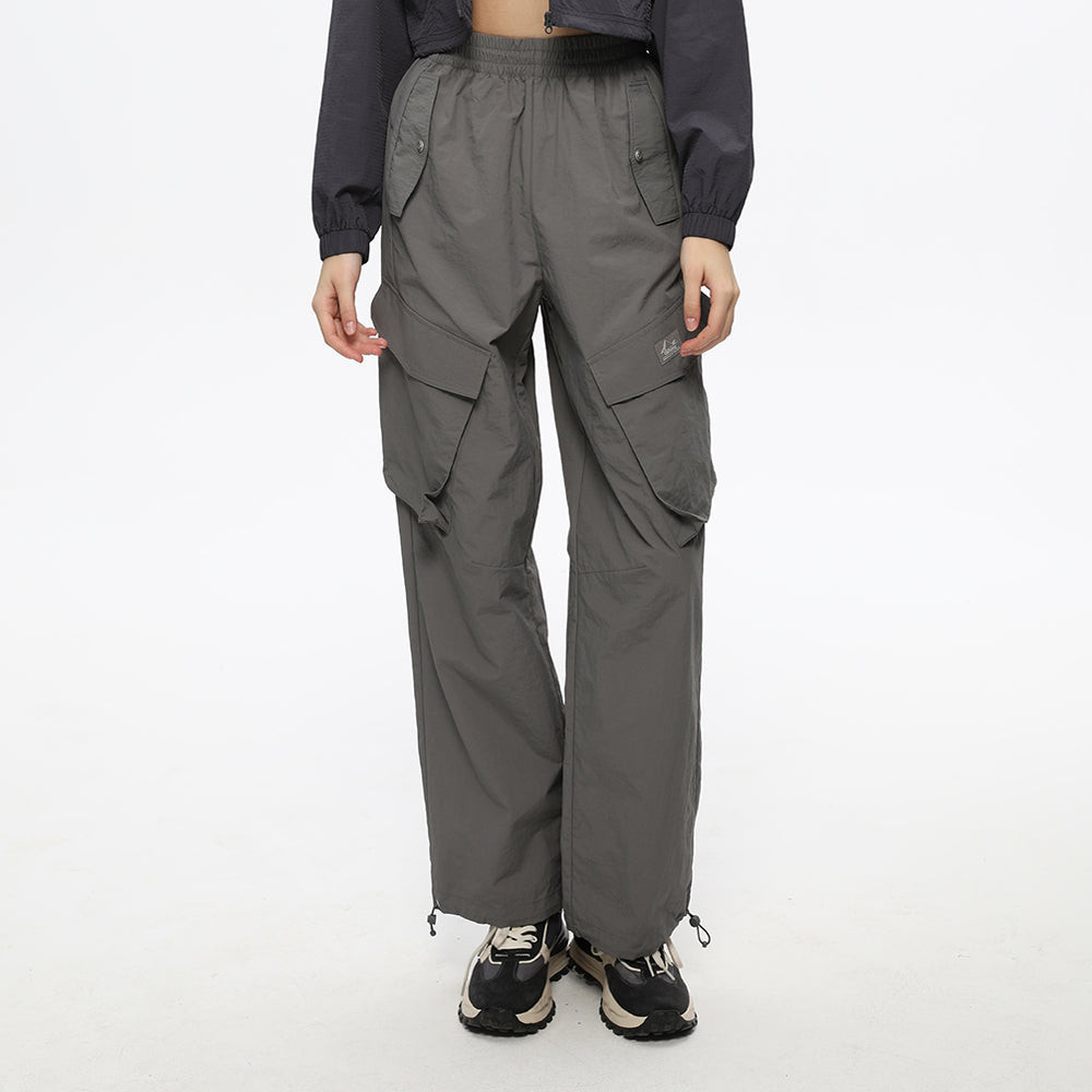 Ohsunny Cargo Pants Multi Pockets Women's Sunscreen High Waisted Wide Leg Casual Trousers Hiphop Street Tide UPF50+ · v2