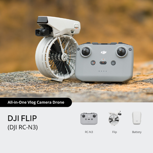طائرة بدون طيار DJI Flip Camera 4K Video 6 أوضاع تصوير أقل من 249 جرامًا تتبع الذكاء الاصطناعي واقي مروحة قابل للطي