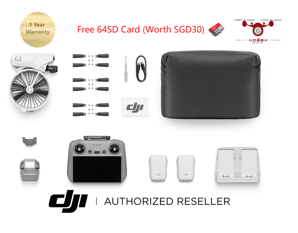 DJI Flip - طائرة بدون طيار مزودة بتحكم صوتي وتتبع الذكاء الاصطناعي مع واقي مروحة قابل للطي بتغطية كاملة / 4k60FPS / إرجاع ذكي / الوزن