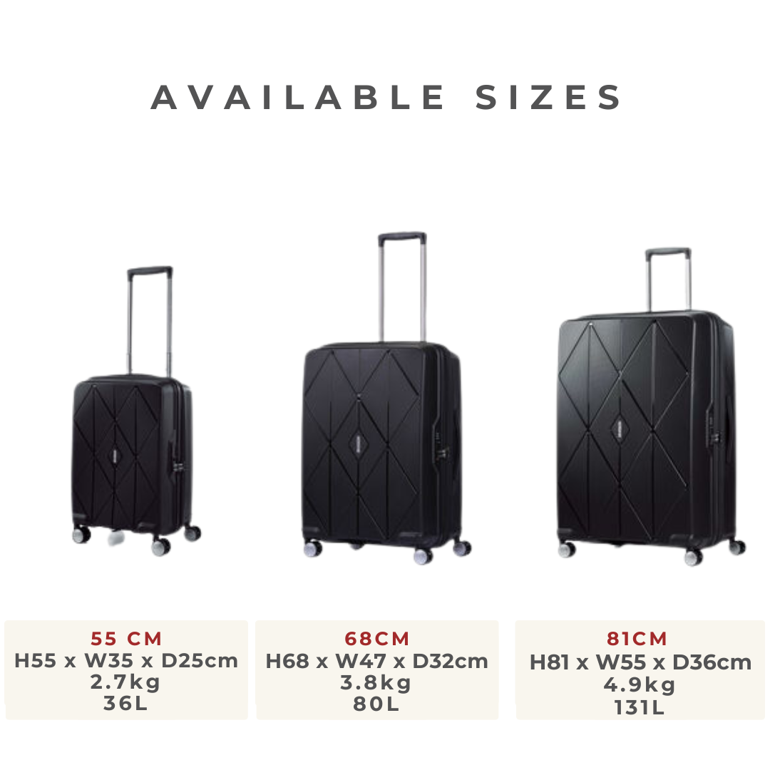 【中文测试】American Tourister Argyle TSA Lock Luggage (55/68/81cm)