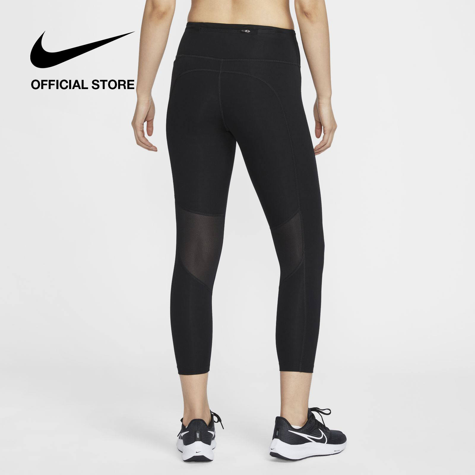 Nike Dri-Fit Kadın Orta Bel 7/9 Tayt - Siyah