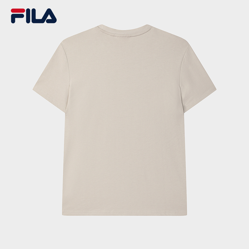 FILA CORE LIFESTYLE MILANO STROLLING MILAN Women Short Sleeves T-Shirt (Light Khaki) · v2