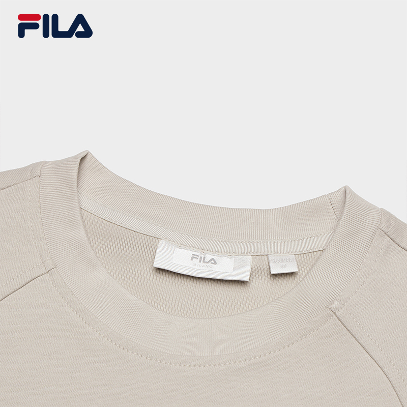 FILA CORE LIFESTYLE MILANO STROLLING MILAN Women Short Sleeves T-Shirt (Light Khaki) · v2