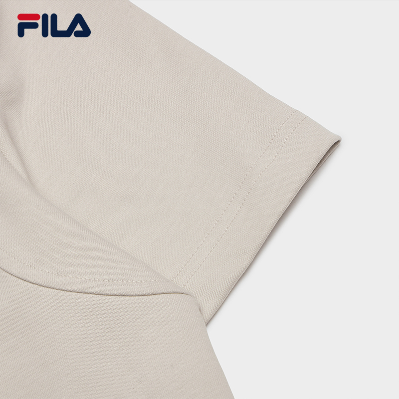 FILA CORE LIFESTYLE MILANO STROLLING MILAN Women Short Sleeves T-Shirt (Light Khaki) · v2