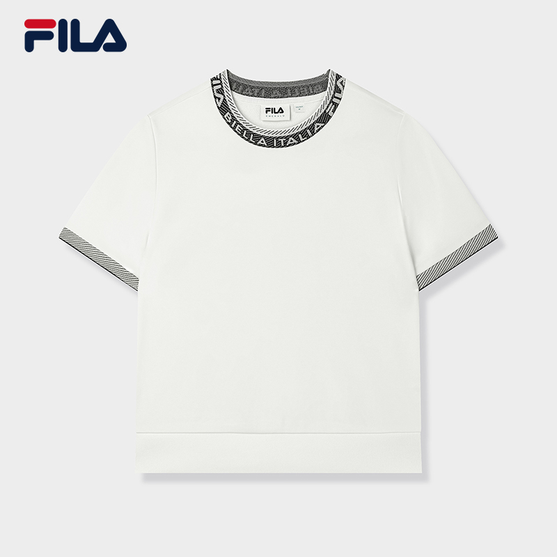 FILA CORE LIFESTYLE EMERALD FANCY BRERA Women Short Sleeve T-shirt (White)