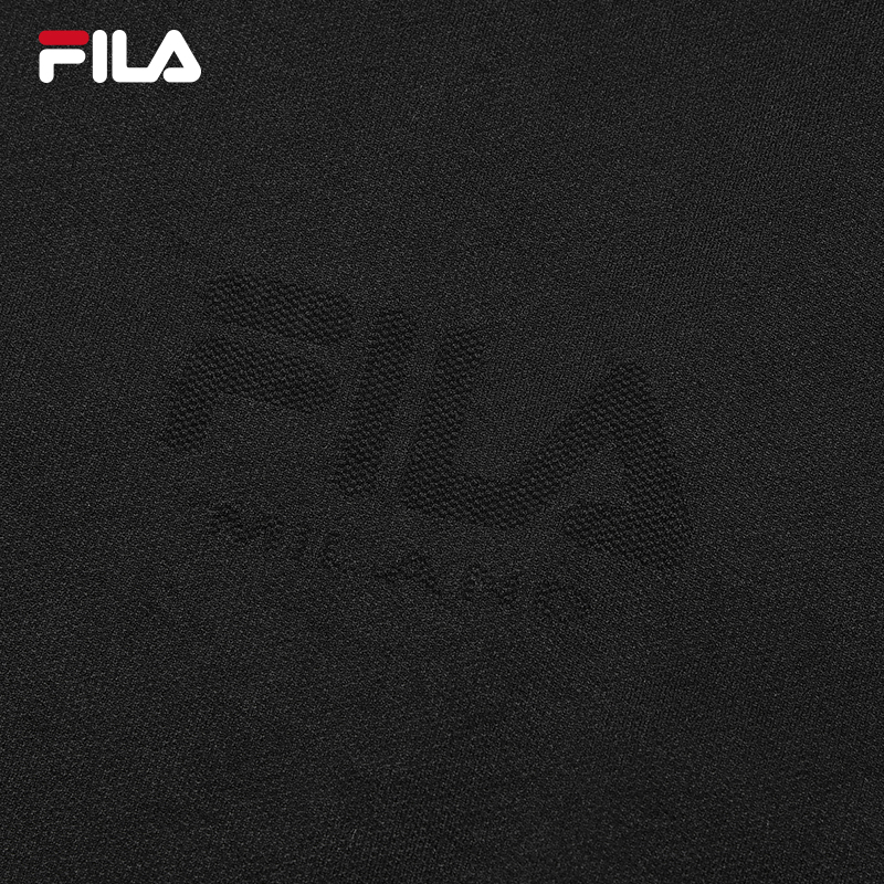 FILA CORE LIFESTYLE MILANO STROLLING MILAN Women Knit Short Sleeve Top (Black)
