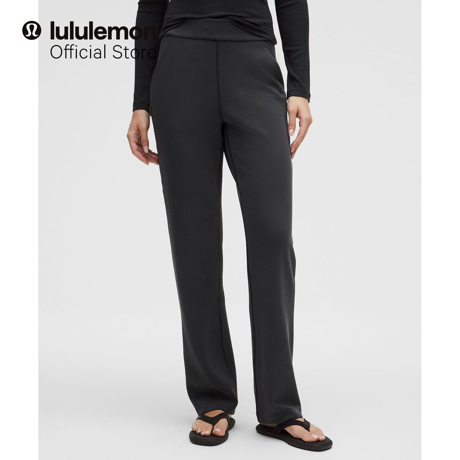 Lululemon Softstreme™ Damenhose mit hohem Bund und geradem Bein — Regulär