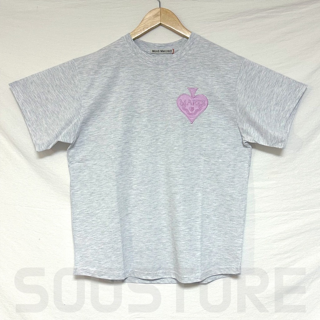 MARDI MERCREDI SATIN SPADE T SHIRT