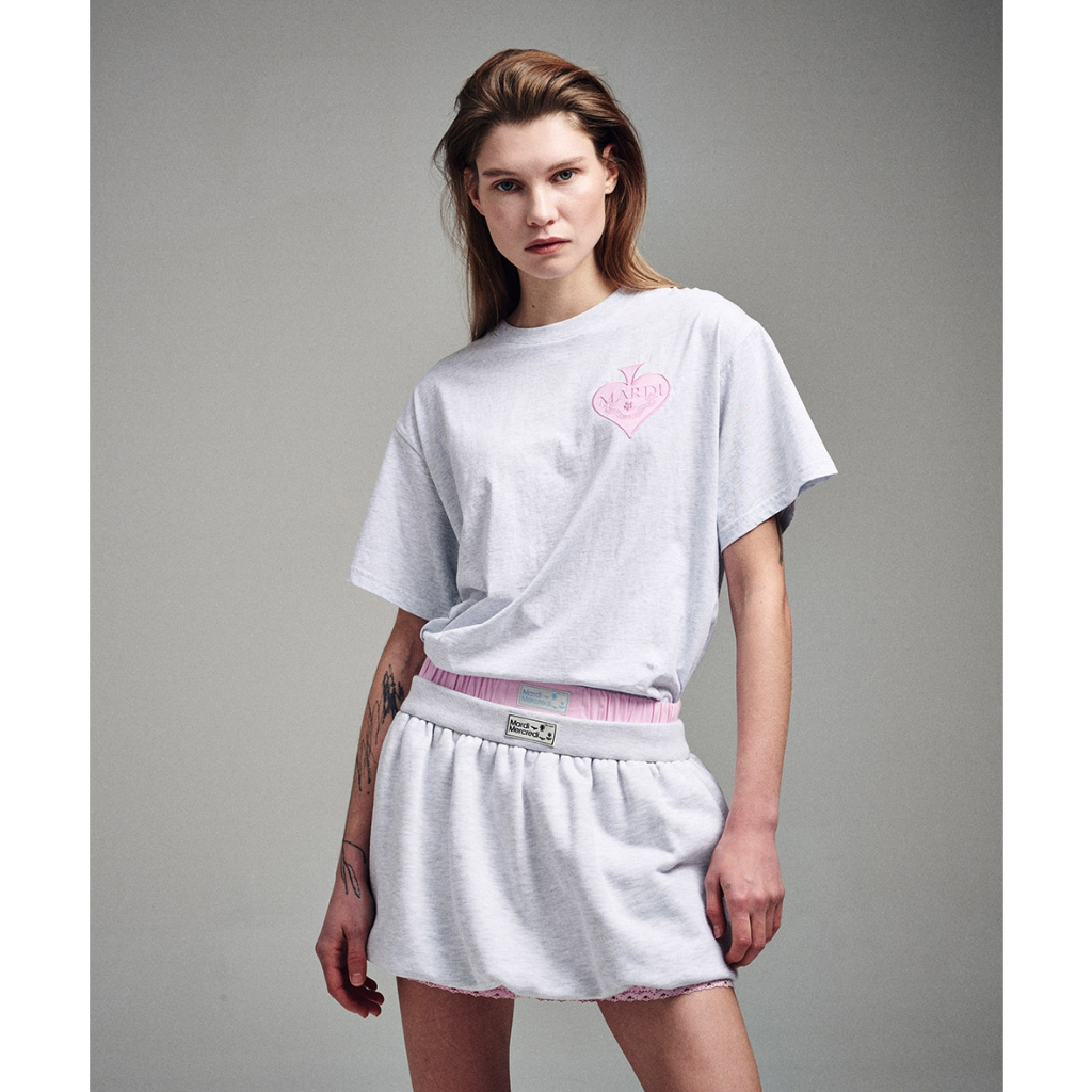 MARDI MERCREDI SATIN SPADE T SHIRT