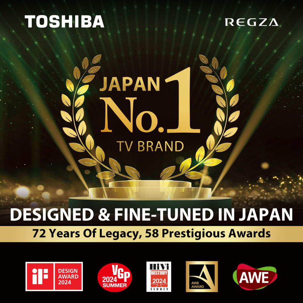 Toshiba E330 43/55/65/75 Inch 4K UHD Smart TV | Dolby Vision & Atmos | REGZA engine | 4K AI Upscale