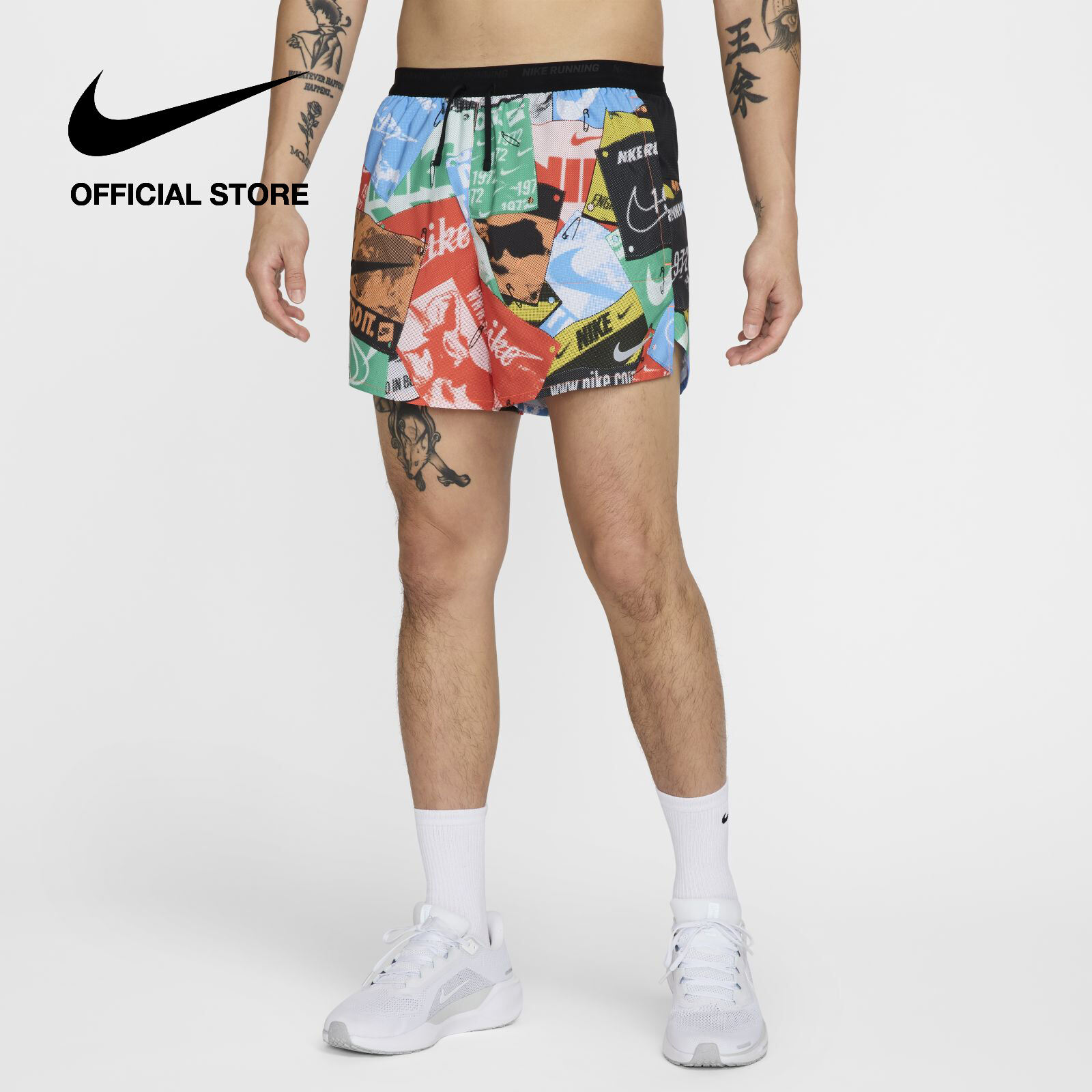 Nike Dri-Fit Men's Stride Run Energy 5" Brief-Lined Running Shorts - Total Orange · v4