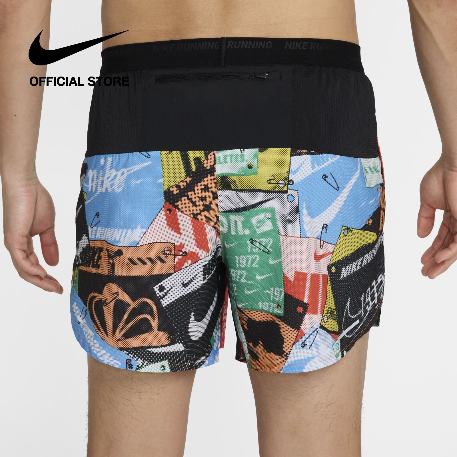 Nike Dri-Fit Men's Stride Run Energy 5" Brief-Lined Running Shorts - Total Orange · v4